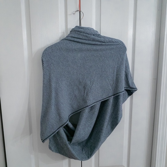 LULULEMON Blue Heathered Snap Scarf *LIKE NEW* - Picture 8 of 8